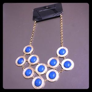 New York & Company Gold-toned Statement Necklace